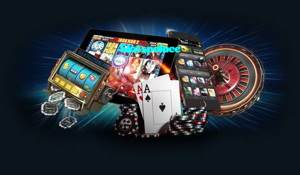 Slotspalace casino presented on mobile device in Pakistan with slots and live games